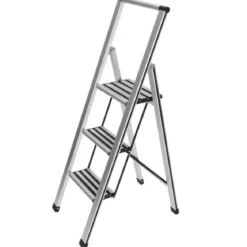 Aluminiowa drabina, 3-stopniowa, WENKO