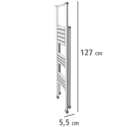 Aluminiowa drabina, 3-stopniowa, WENKO