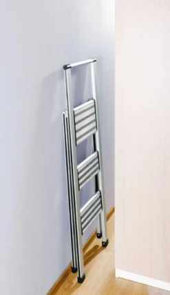 Aluminiowa drabina, 3-stopniowa, WENKO