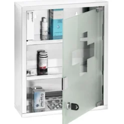 Apteczka MEDICINE CHEST zamykana na kluczyk - 30 x 12 x 40 cm, WENKO