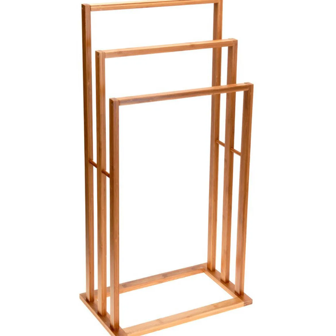 Łazienkowy stojak na ręczniki BAMBUS, 3 ramienny