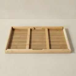 Bambusowa taca śniadaniowa z rozkładanymi nóżkami LENTO, 54 x 30 x 24 cm