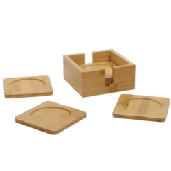 Bambusowe podstawki pod kubki, 6 sztuk, Kesper