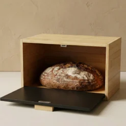 Bambusowy chlebak TABLEAU, 18 x 33 x 20 cm