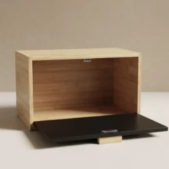 Bambusowy chlebak TABLEAU, 18 x 33 x 20 cm