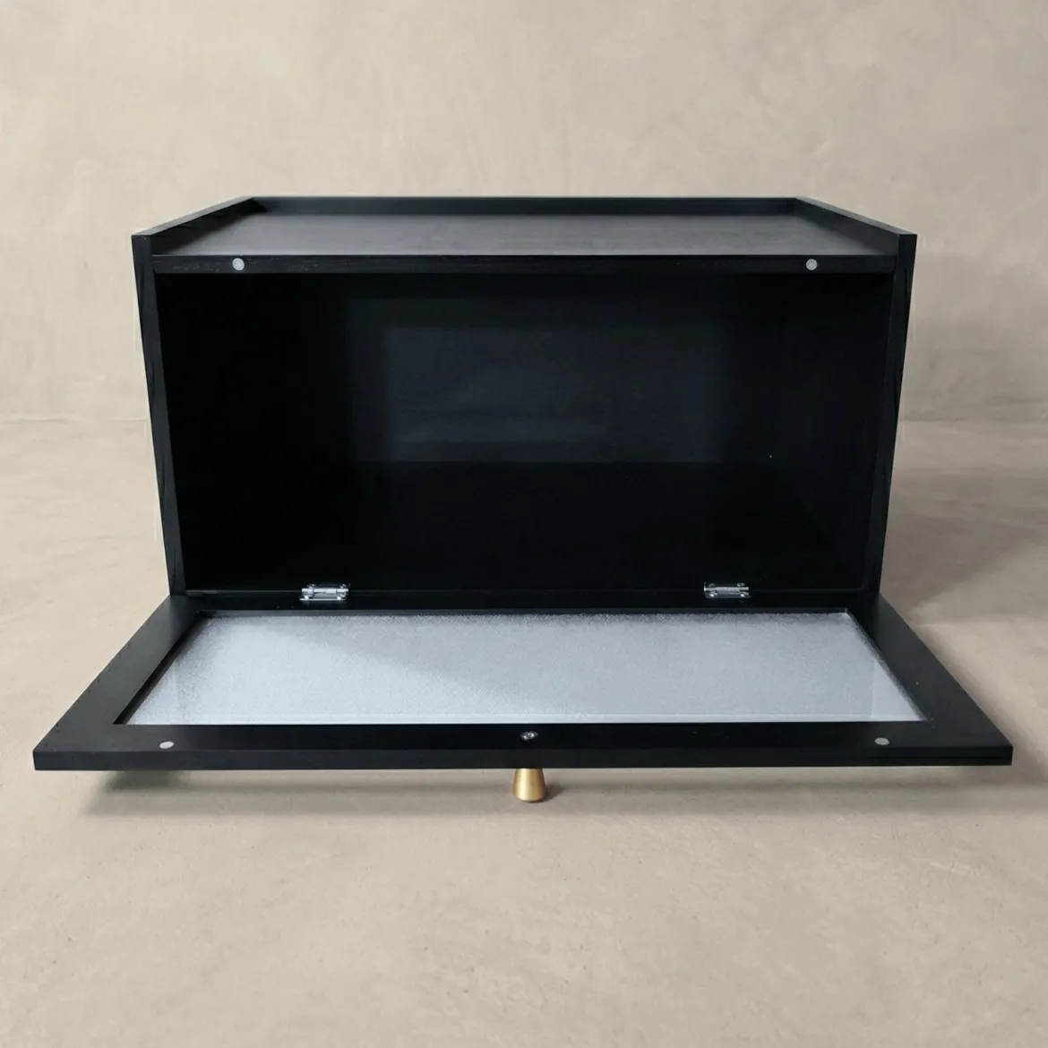 Bambusowy chlebak VITRINE, 25 x 40 x 21,5 cm