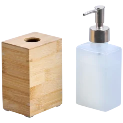 Bambusowy dozownik na mydło, 200 ml