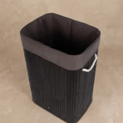 Bambusowy kosz na pranie SADE, 80 l