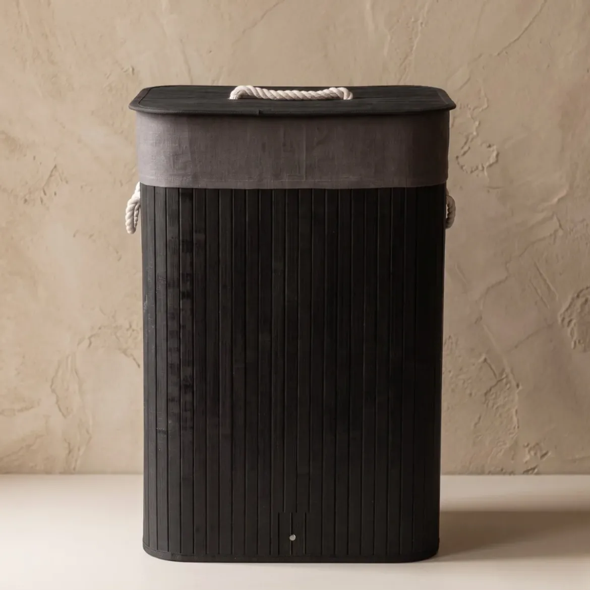 Bambusowy kosz na pranie SADE, 80 l