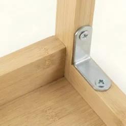 Bambusowy taboret ze schodkiem KROK, wys. 46 cm