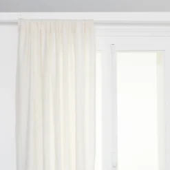 Bawełniana zasłona na taśmie plaster miodu WIDDY, 130 x 260 cm