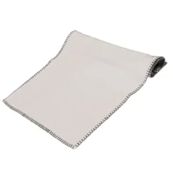 Bawełniany bieżnik w neutralnym kolorze, 40 x 150 cm
