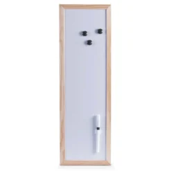 Biała tablica magnetyczna z pisakiem, 20 x 60 cm