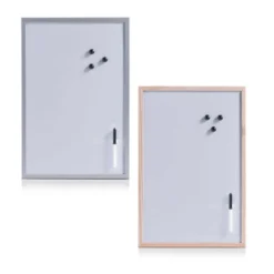 Biała tablica magnetyczna z pisakiem, 40 x 60 cm