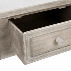Biurko drewniane CHARME z 2 szufladkami, 80 x 30 x 76 cm
