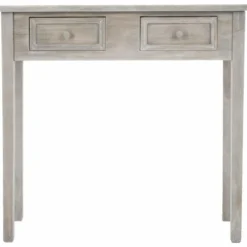 Biurko drewniane CHARME z 2 szufladkami, 80 x 30 x 76 cm