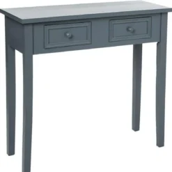 Biurko drewniane CHARME z 2 szufladkami, 80 x 30 x 76 cm
