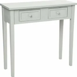 Biurko drewniane CHARME z 2 szufladkami, 80 x 30 x 76 cm