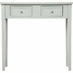 Biurko drewniane CHARME z 2 szufladkami, 80 x 30 x 76 cm