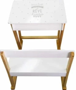 Biurko dziecięce retro ze schowkiem, Atmosphera for Kids