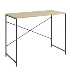 Biurko metalowe z blatem MDF ARBEID, 100 x 60 cm