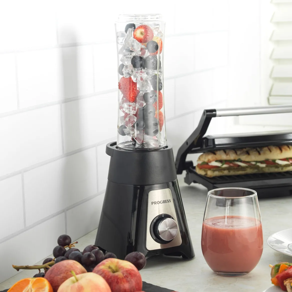 Blender do smoothie shaker Progress 400 W, 2 prędkości, 600 ml