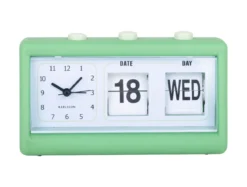 Budzik retro FLIP z datą