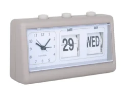 Budzik retro FLIP z datą