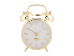 Budzik retro PEARL GLOW, Ø 8 cm