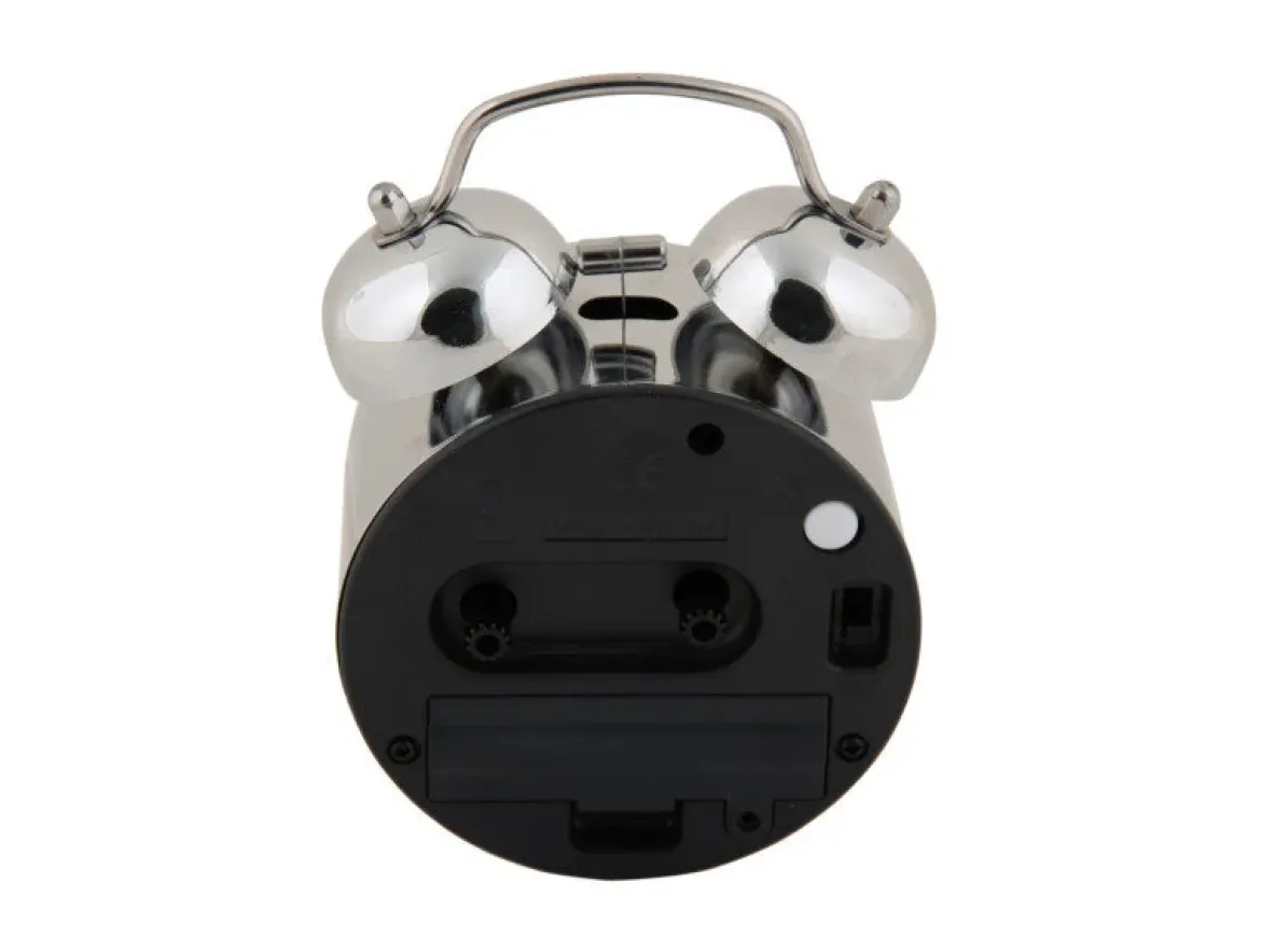 Budzik retro PEARL GLOW, Ø 8 cm