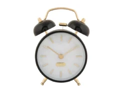 Budzik retro PEARL GLOW, Ø 8 cm