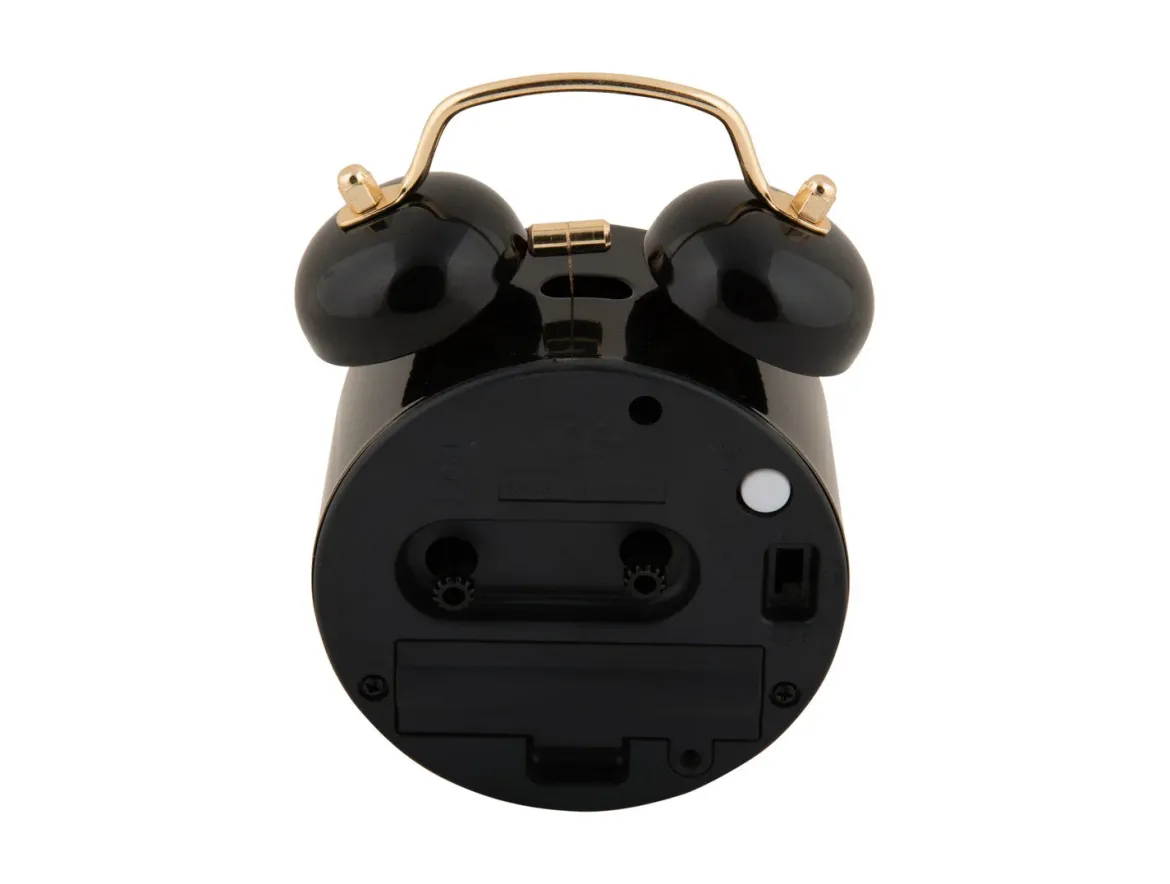 Budzik retro PEARL GLOW, Ø 8 cm