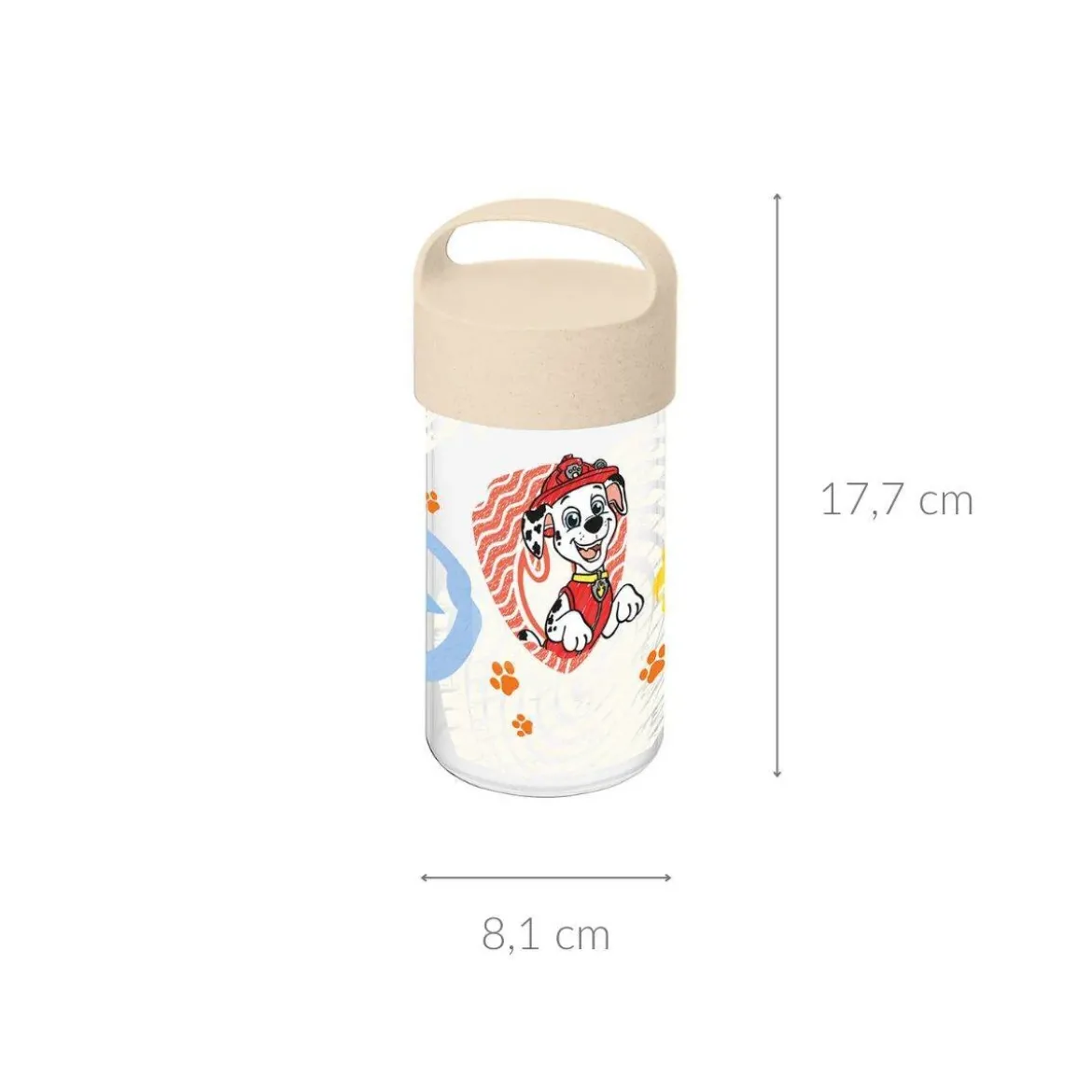 Butelka na wodę BUDDY SNACK Psi Patrol, 500 ml, KOZIOL