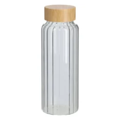 Butelka z bambusowym szczelnym wieczkiem, 1000 ml