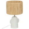 Ceramiczna lampa stołowa z kloszem RAIA, 42 cm
