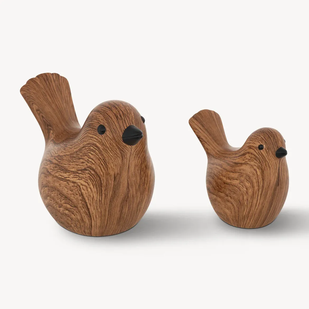Ceramiczne ptaki dekoracyjne, 2 szt.