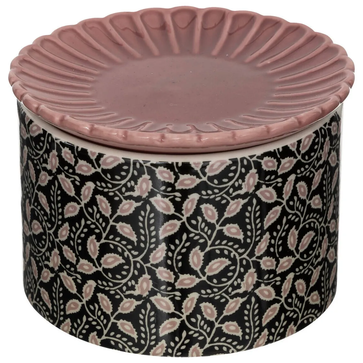 Ceramiczne pudełko z talerzykiem, Ø 12,5 cm
