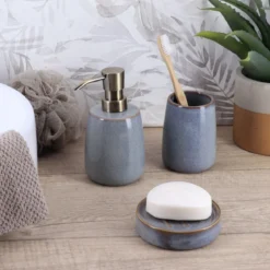 Ceramiczny kubek na szczoteczki NORDIC, Ø 7,6 cm