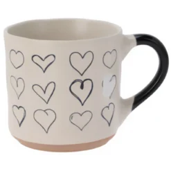 Ceramiczny kubek z uchem, 350 ml