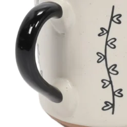Ceramiczny kubek z uchem, 350 ml