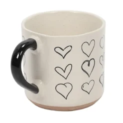 Ceramiczny kubek z uchem, 350 ml