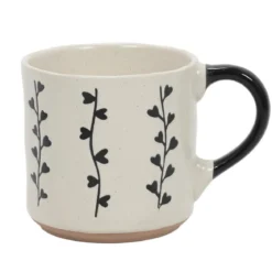 Ceramiczny kubek z uchem, 350 ml