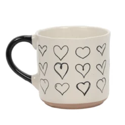 Ceramiczny kubek z uchem, 350 ml