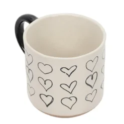 Ceramiczny kubek z uchem, 350 ml