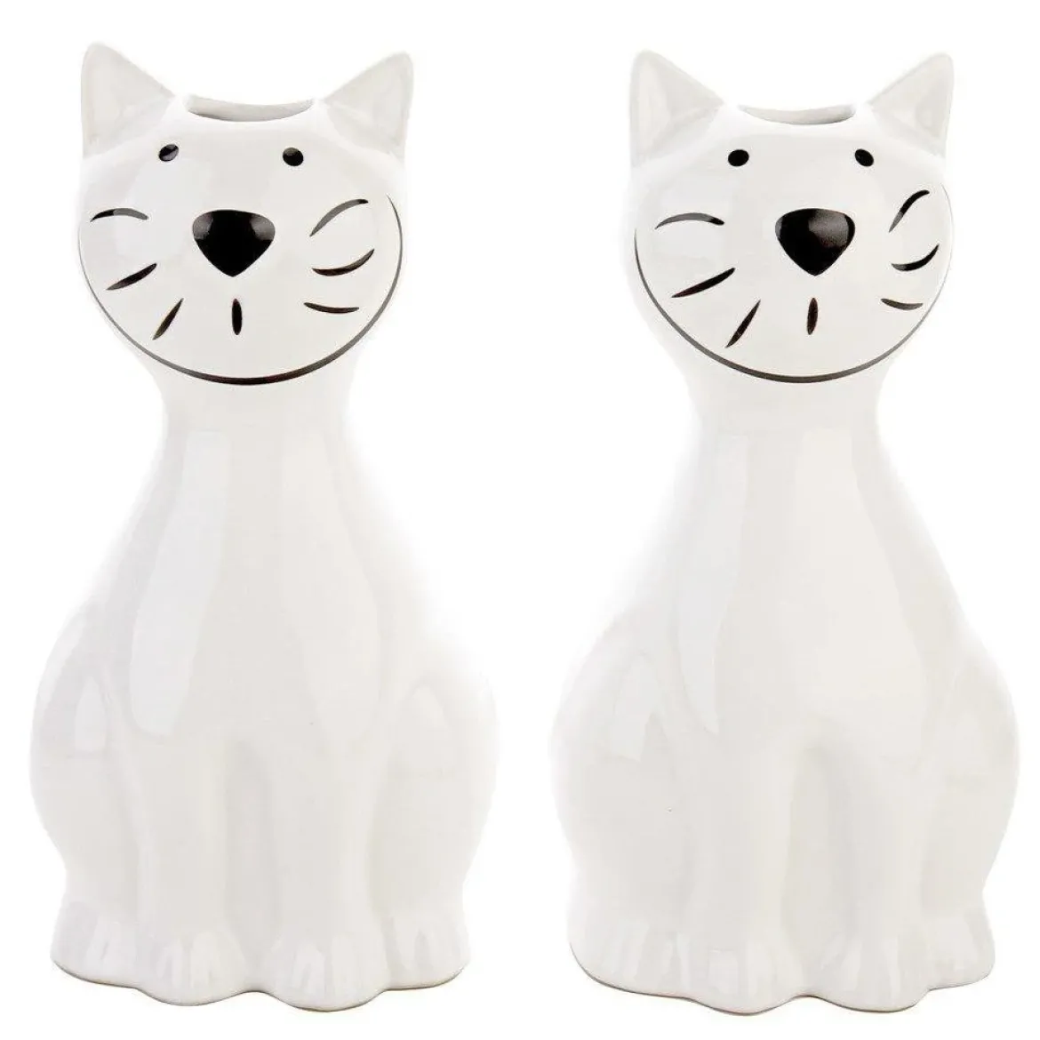 Ceramiczny nawilżacz powietrza na kaloryfer KOT, 2 sztuki w komplecie