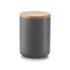 Ceramiczny pojemnik ANTHRACITE z bambusową pokrywką, 650 ml, ZELLER