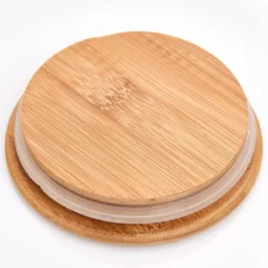 Ceramiczny pojemnik STRIPES z bambusową pokrywką, 900 ml, ZELLER