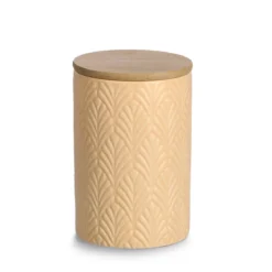 Ceramiczny pojemnik z bambusowym wieczkiem, 720 ml