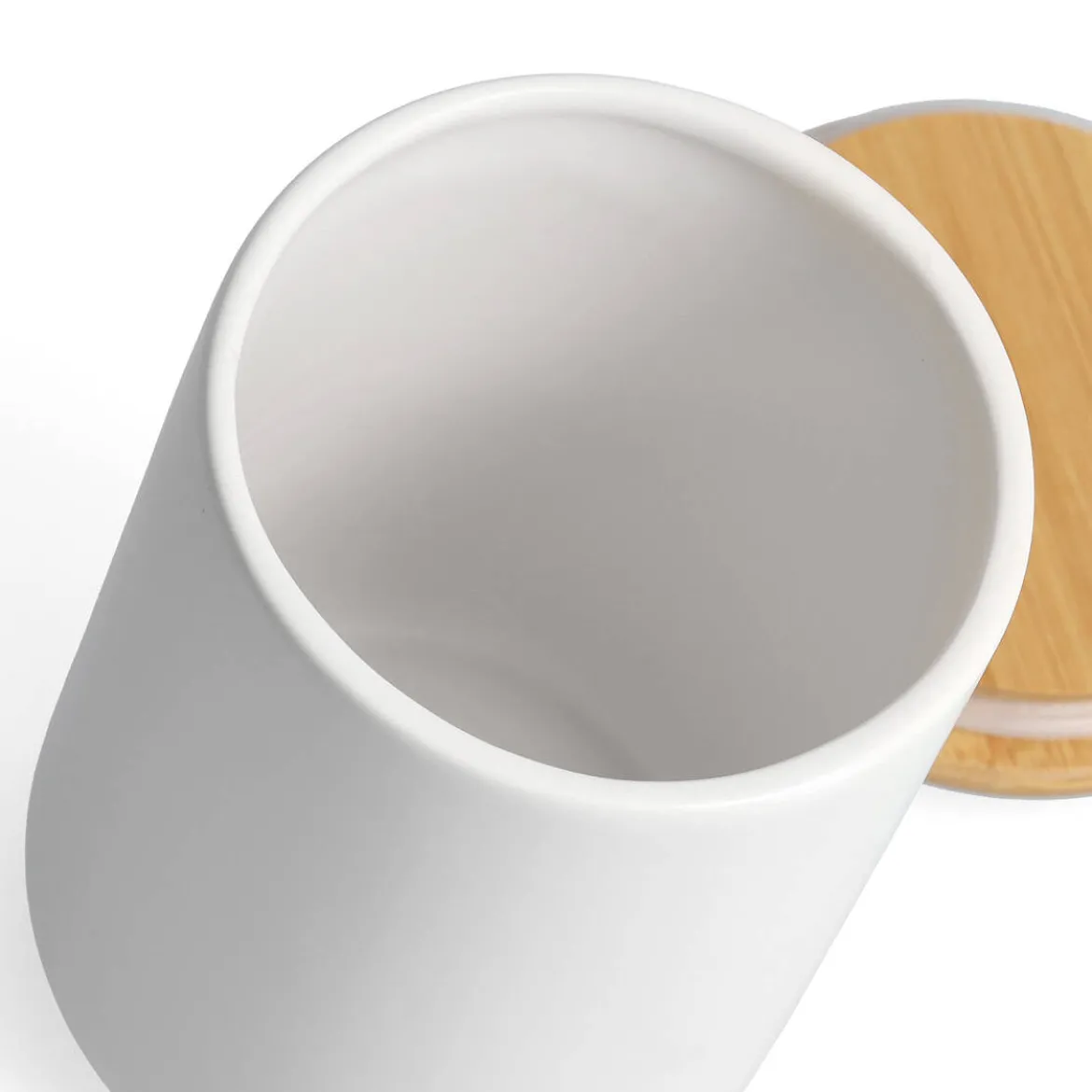 Ceramiczny słoik z wieczkiem, na produkty sypkie, 1200 ml