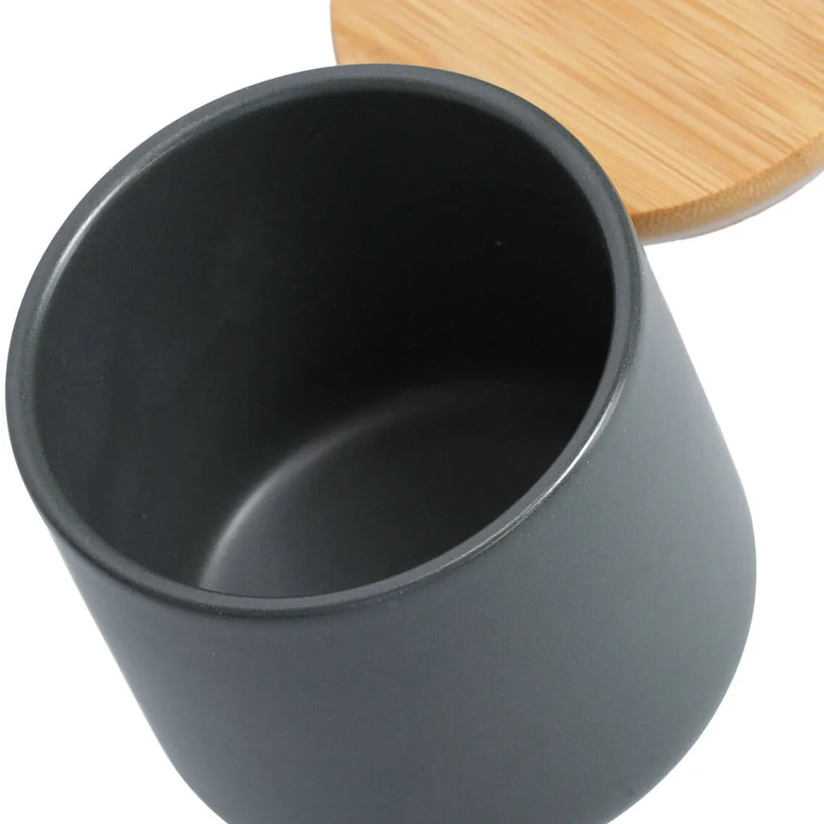 Ceramiczny słoik z wieczkiem, na produkty sypkie, 180 ml
